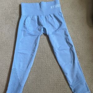 Ryderwear, worn ONCE, light blue leggings size small